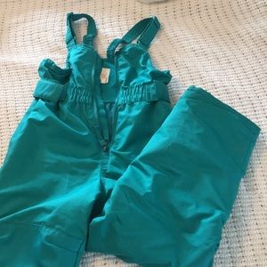 Girls 5T Cat and Jack snow Bibs